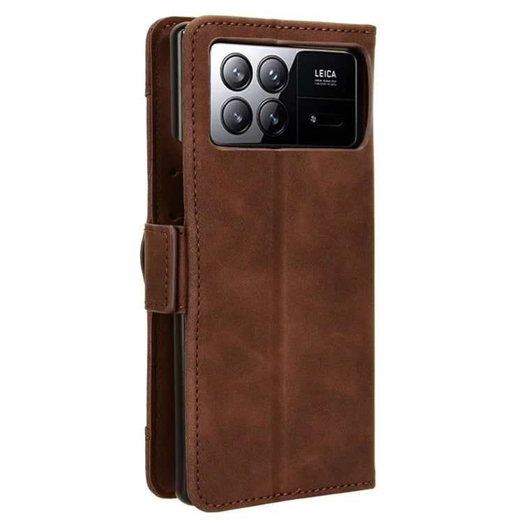 For Xiaomi Mix Fold 3 5G Leather Case Stand Wallet Folding Phone Cover
