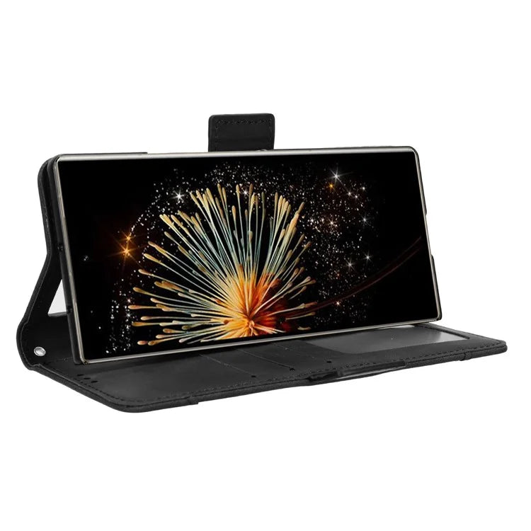 For Xiaomi Mix Fold 3 5G Leather Case Stand Wallet Folding Phone Cover