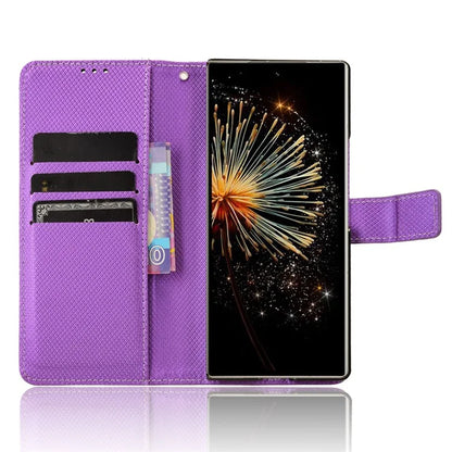 For Xiaomi Mix Fold 3 5G Phone Case Diamond Texture PU Leather Cover with Wallet