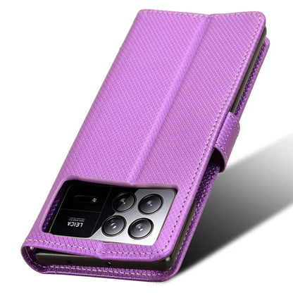 For Xiaomi Mix Fold 3 5G Phone Case Diamond Texture PU Leather Cover with Wallet