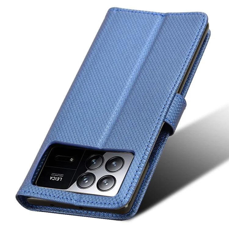 For Xiaomi Mix Fold 3 5G Phone Case Diamond Texture PU Leather Cover with Wallet
