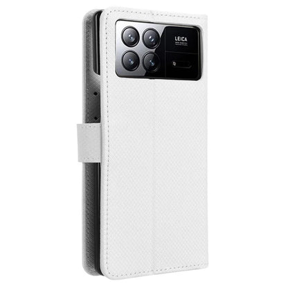 For Xiaomi Mix Fold 3 5G Phone Case Diamond Texture PU Leather Cover with Wallet