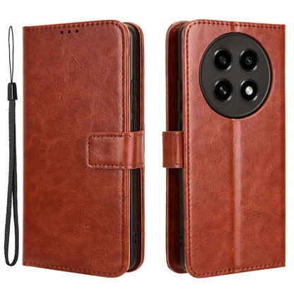 For Oppo A2 Pro 5G Case Crazy Horse Texture PU Leather Wallet Phone Cover
