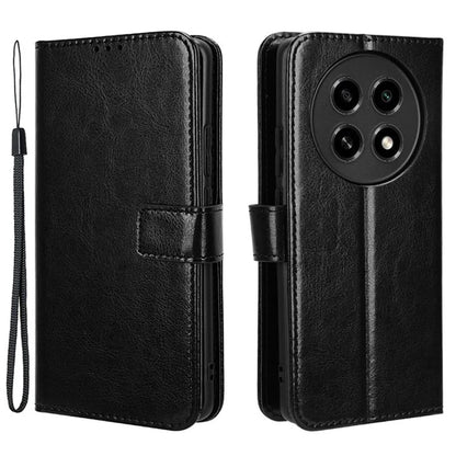 For Oppo A2 Pro 5G Case Crazy Horse Texture PU Leather Wallet Phone Cover