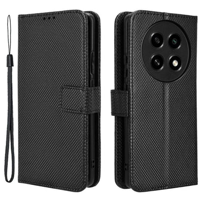 For Oppo A2 Pro 5G Case Diamond Texture Wallet PU Leather Phone Cover