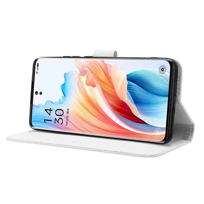 For Oppo A2 Pro 5G Case Diamond Texture Wallet PU Leather Phone Cover