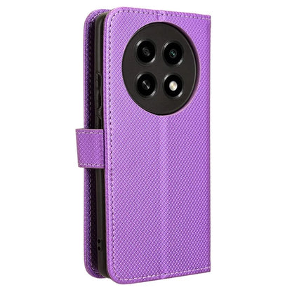 For Oppo A2 Pro 5G Case Diamond Texture Wallet PU Leather Phone Cover