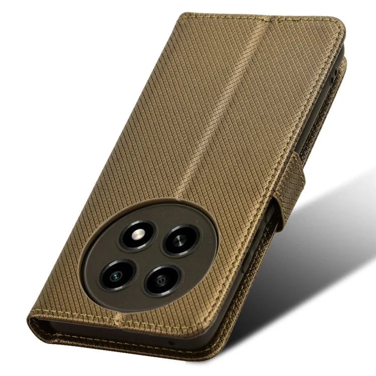 For Oppo A2 Pro 5G Case Diamond Texture Wallet PU Leather Phone Cover