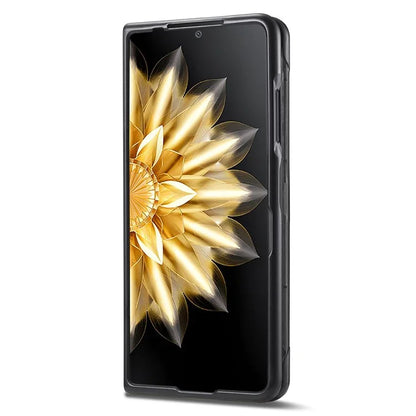 LC.IMEEKE For Honor Magic V2 5G Case Carbon Fiber Texture Folding Phone Cover