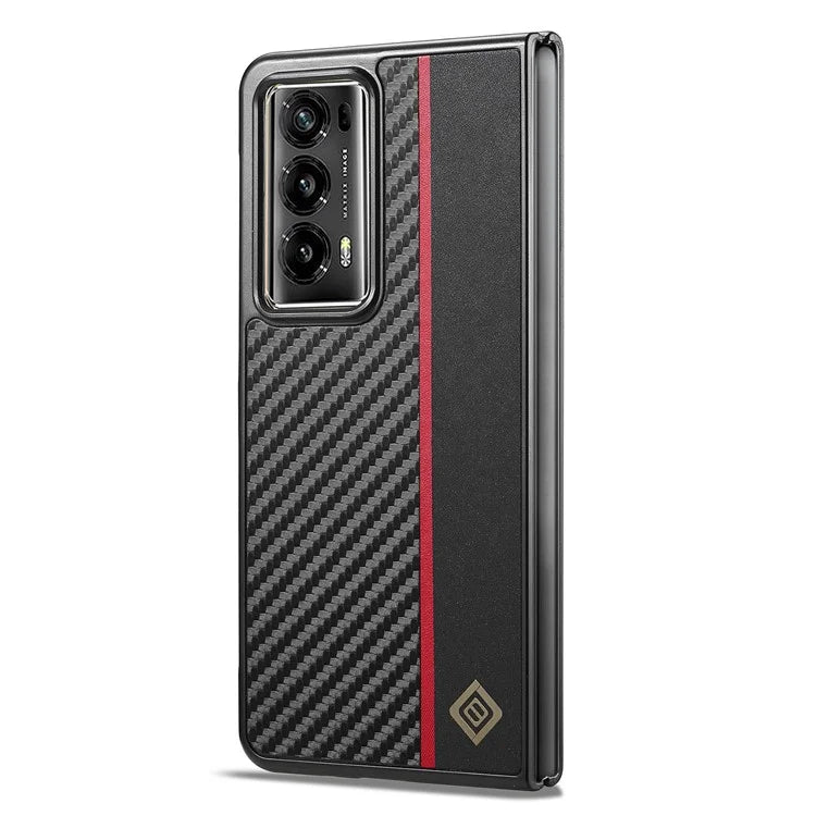 LC.IMEEKE For Honor Magic V2 5G Case Carbon Fiber Texture Folding Phone Cover