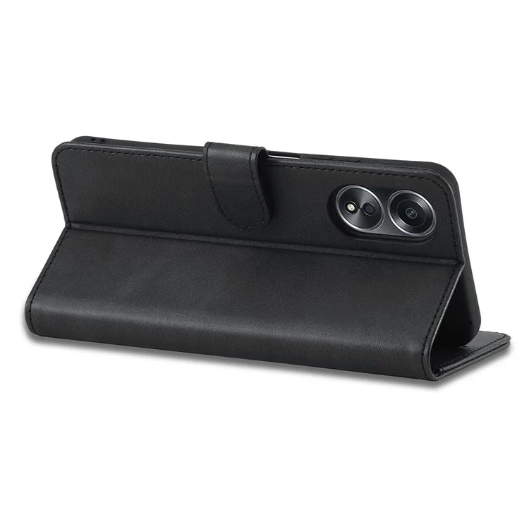LC.IMEEKE Phone Shell for Oppo A78 4G Case PU Leather Stand Wallet Cover