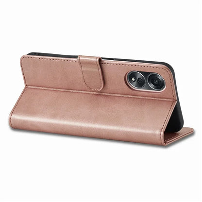 LC.IMEEKE Phone Shell for Oppo A78 4G Case PU Leather Stand Wallet Cover