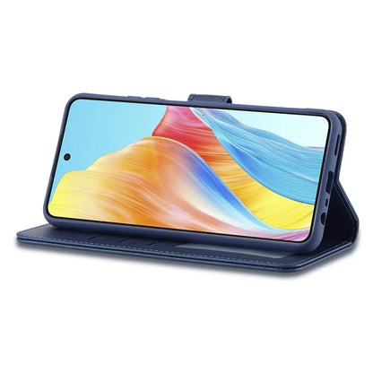 LC.IMEEKE Phone Shell for Oppo A78 4G Case PU Leather Stand Wallet Cover