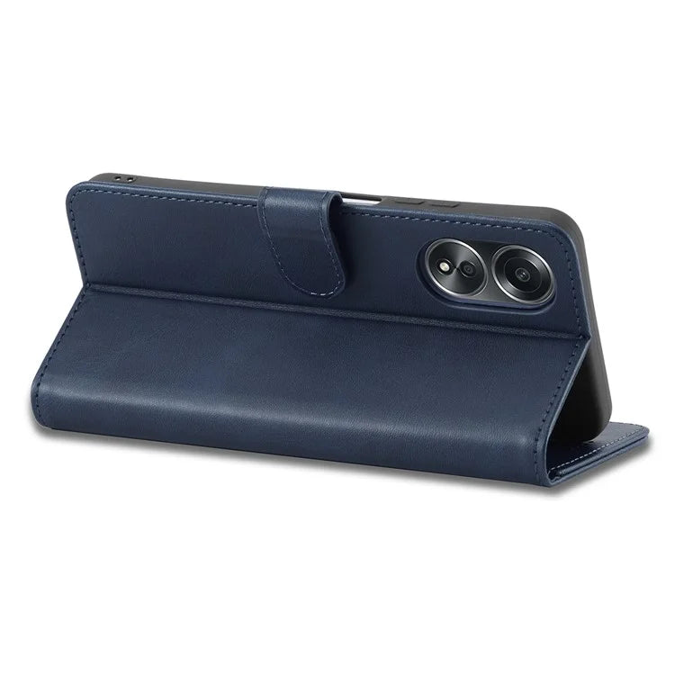LC.IMEEKE Phone Shell for Oppo A78 4G Case PU Leather Stand Wallet Cover
