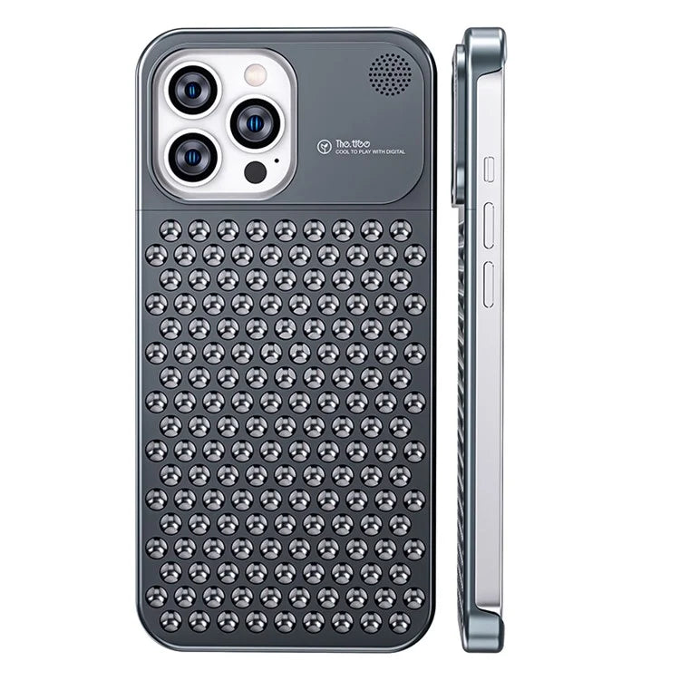 Aluminium Alloy Slim Phone Case for iPhone 15 Pro Case Frameless Heat Dissipation Phone Cover