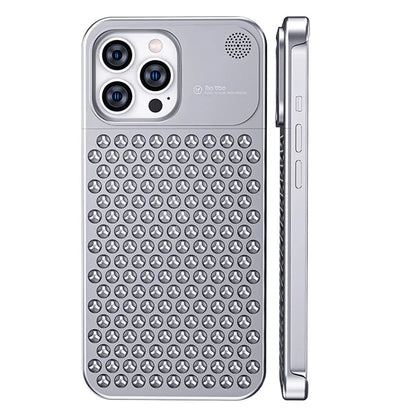 Aluminium Alloy Slim Phone Case for iPhone 15 Pro Case Frameless Heat Dissipation Phone Cover