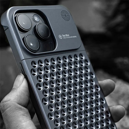 Aluminium Alloy Slim Phone Case for iPhone 15 Pro Case Frameless Heat Dissipation Phone Cover