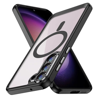 For Samsung Galaxy S23 Case Anti-drop PC+TPU Compatible with MagSafe Phone Cover