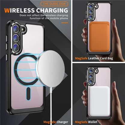 For Samsung Galaxy S23 Case Anti-drop PC+TPU Compatible with MagSafe Phone Cover