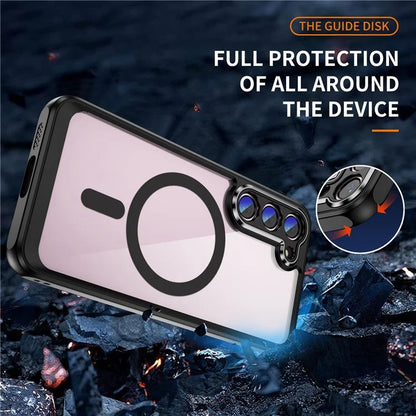 For Samsung Galaxy S23 Case Anti-drop PC+TPU Compatible with MagSafe Phone Cover