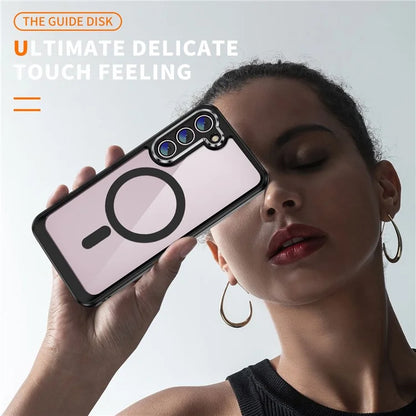 For Samsung Galaxy S23 Case Anti-drop PC+TPU Compatible with MagSafe Phone Cover