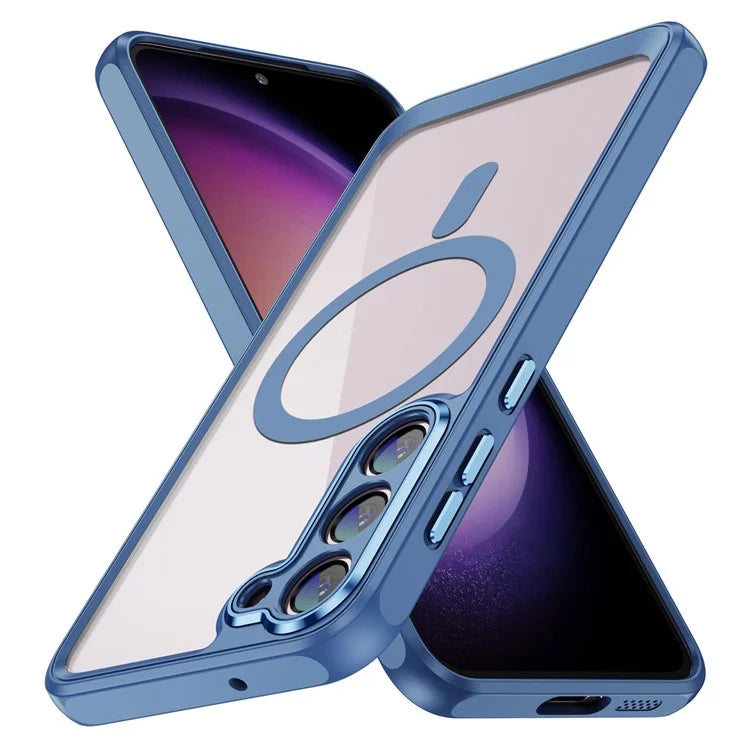 For Samsung Galaxy S23 Case Anti-drop PC+TPU Compatible with MagSafe Phone Cover