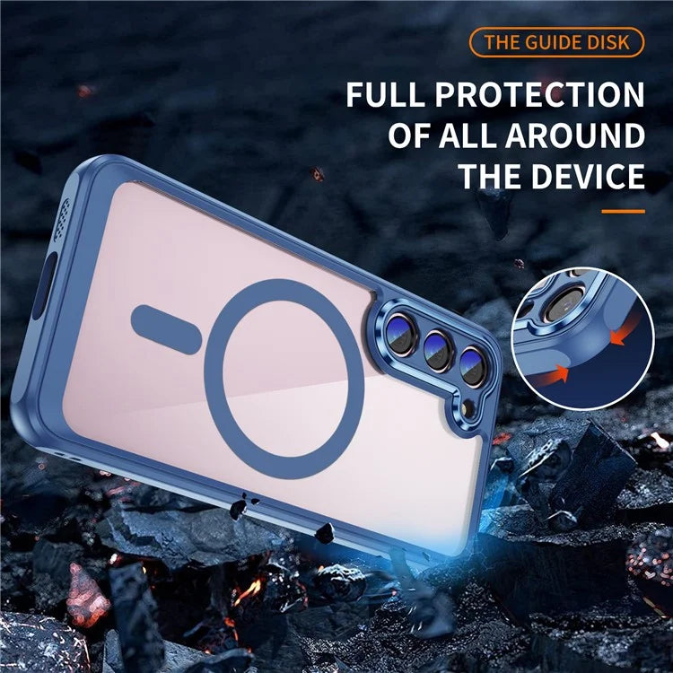 For Samsung Galaxy S23 Case Anti-drop PC+TPU Compatible with MagSafe Phone Cover