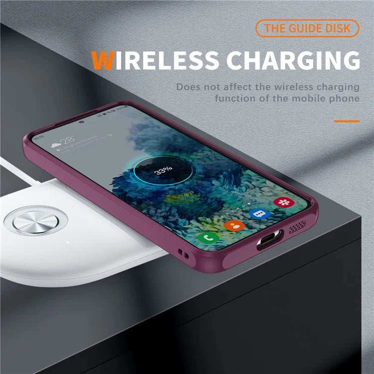 For Samsung Galaxy S23 Case Anti-drop PC+TPU Compatible with MagSafe Phone Cover