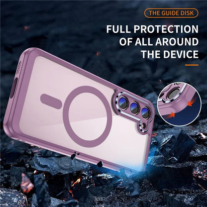 For Samsung Galaxy S23 Case Anti-drop PC+TPU Compatible with MagSafe Phone Cover