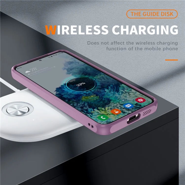 For Samsung Galaxy S23 Case Anti-drop PC+TPU Compatible with MagSafe Phone Cover