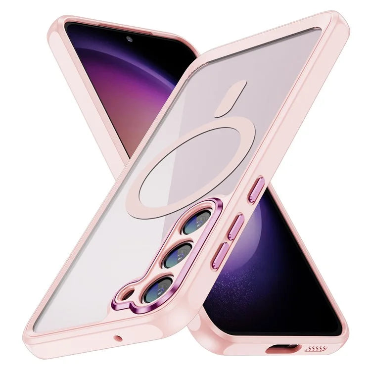 For Samsung Galaxy S23 Case Anti-drop PC+TPU Compatible with MagSafe Phone Cover