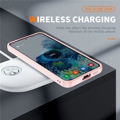 For Samsung Galaxy S23 Case Anti-drop PC+TPU Compatible with MagSafe Phone Cover
