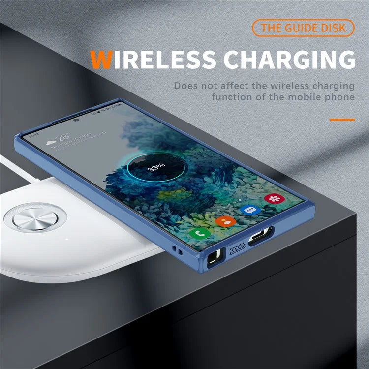 For Samsung Galaxy S23 Ultra Case Shockproof PC+TPU Compatible with MagSafe Phone Cover