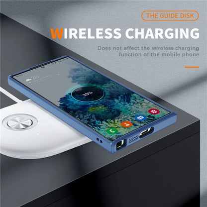 For Samsung Galaxy S23 Ultra Case Shockproof PC+TPU Compatible with MagSafe Phone Cover