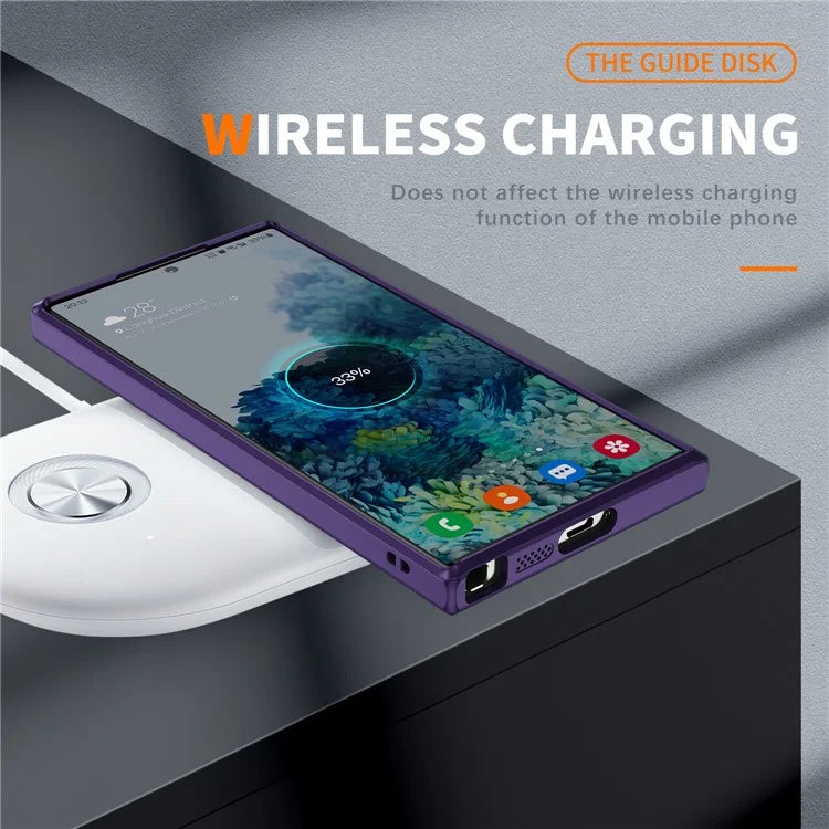 For Samsung Galaxy S23 Ultra Case Shockproof PC+TPU Compatible with MagSafe Phone Cover