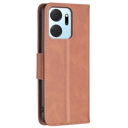 For Honor X7a 4G Phone Case PU Leather Stand Cover with Wallet