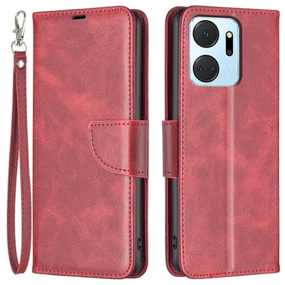 For Honor X7a 4G Phone Case PU Leather Stand Cover with Wallet