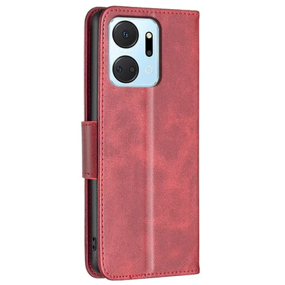 For Honor X7a 4G Phone Case PU Leather Stand Cover with Wallet