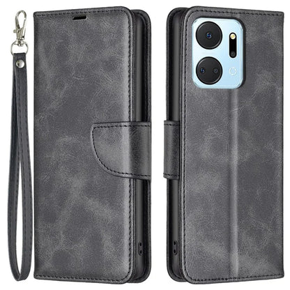 For Honor X7a 4G Phone Case PU Leather Stand Cover with Wallet