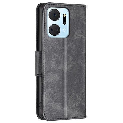 For Honor X7a 4G Phone Case PU Leather Stand Cover with Wallet