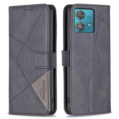 BINFEN COLOR BF05 For Motorola Edge 40 Neo 5G Case PU Leather Wallet Phone Cover