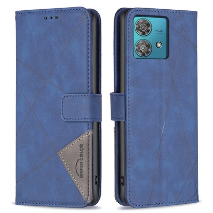 BINFEN COLOR BF05 For Motorola Edge 40 Neo 5G Case PU Leather Wallet Phone Cover