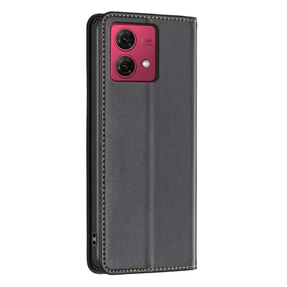 BINFEN COLOR BF18 For Motorola Moto G84 5G Case PU Leather Card Slots Phone Cover Shell