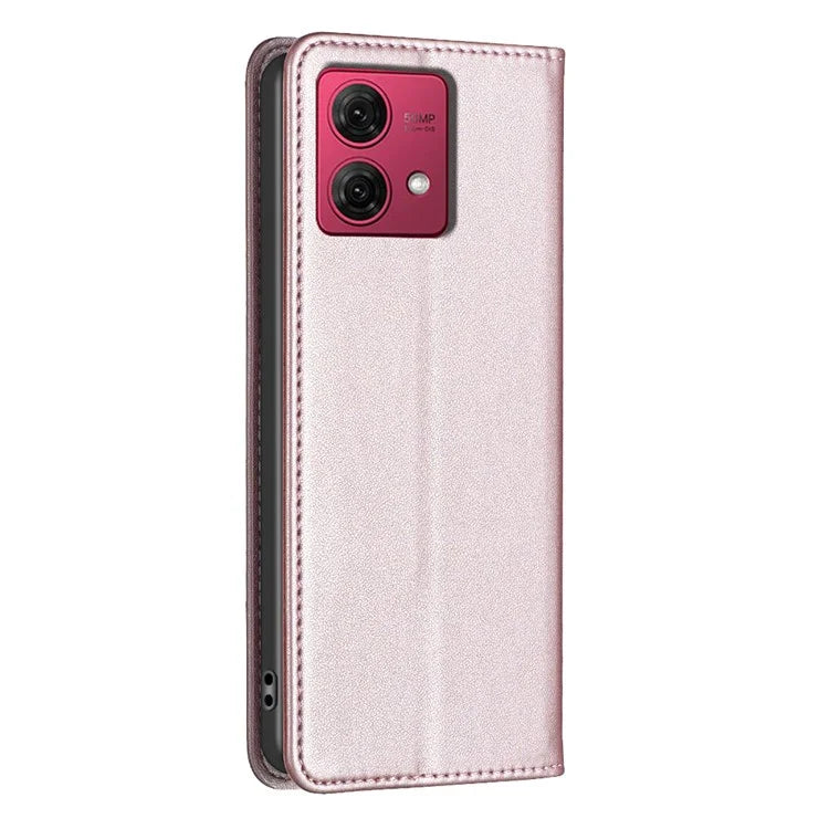 BINFEN COLOR BF18 For Motorola Moto G84 5G Case PU Leather Card Slots Phone Cover Shell