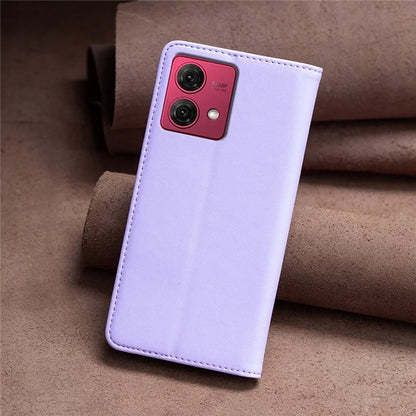 BINFEN COLOR BF18 For Motorola Moto G84 5G Case PU Leather Card Slots Phone Cover Shell