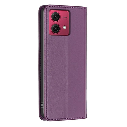 BINFEN COLOR BF18 For Motorola Moto G84 5G Case PU Leather Card Slots Phone Cover Shell