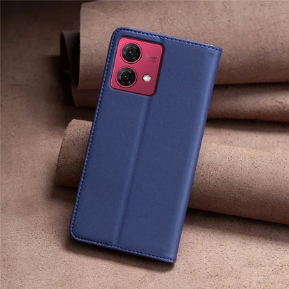 BINFEN COLOR BF18 For Motorola Moto G84 5G Case PU Leather Card Slots Phone Cover Shell