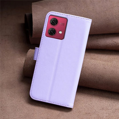 BINFEN COLOR BF17 For Motorola Moto G84 5G Case Wallet Leather Cell Phone Stand Cover