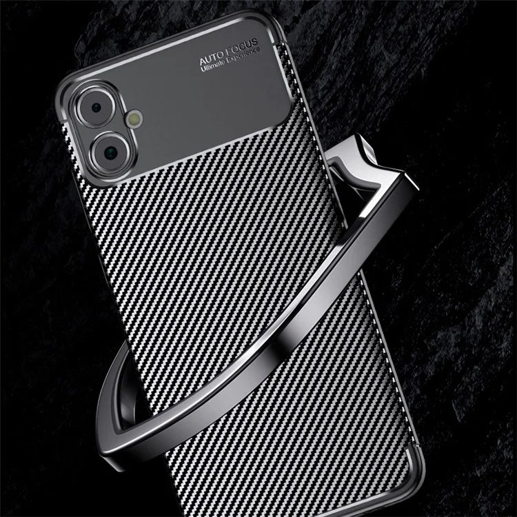 For Samsung Galaxy A05 4G Case Soft TPU Fiber Texture Phone Cover