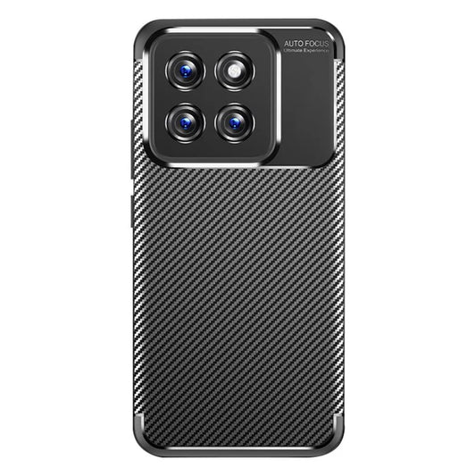 For Xiaomi 14 Case Carbon Fiber Texture TPU Phone Protective Cover